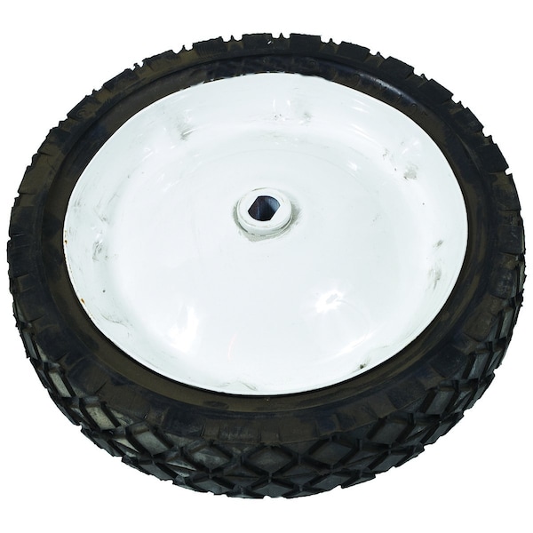 WHEEL-DECK, 9X1.75, DIAMOND, STEEL-WHITE 0" x0" x0"
